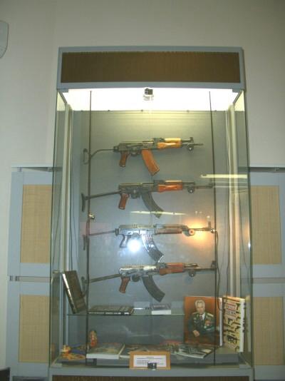 

Museum of Kalashnikov. AK-47 assault rifle is adopted by armies and special forces of 100 countries of the world.

